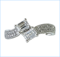 Pt 1.005ct ハートシェイプ